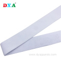 knitted medical breathable elastic waist belt 52mm white